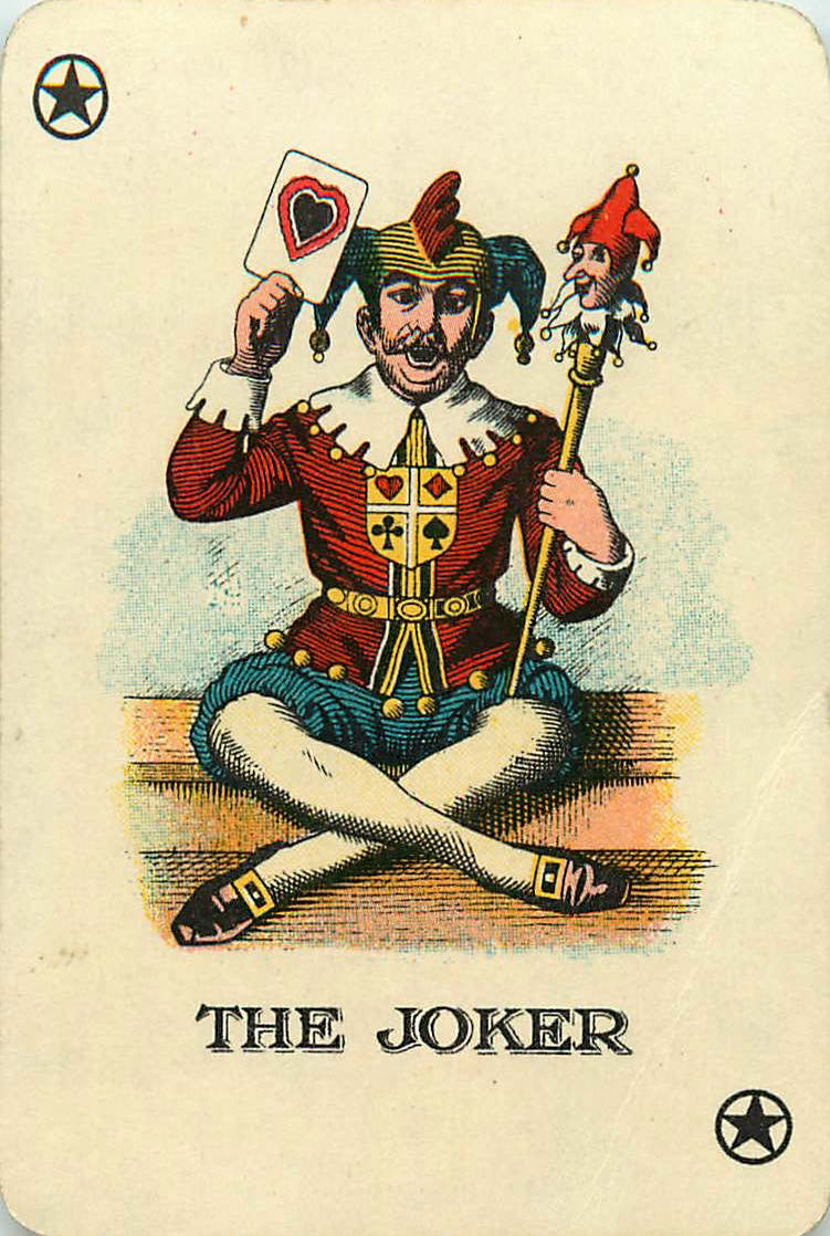 Joker Playing Cards Sitting Piatnik Wien (JK01-37D)