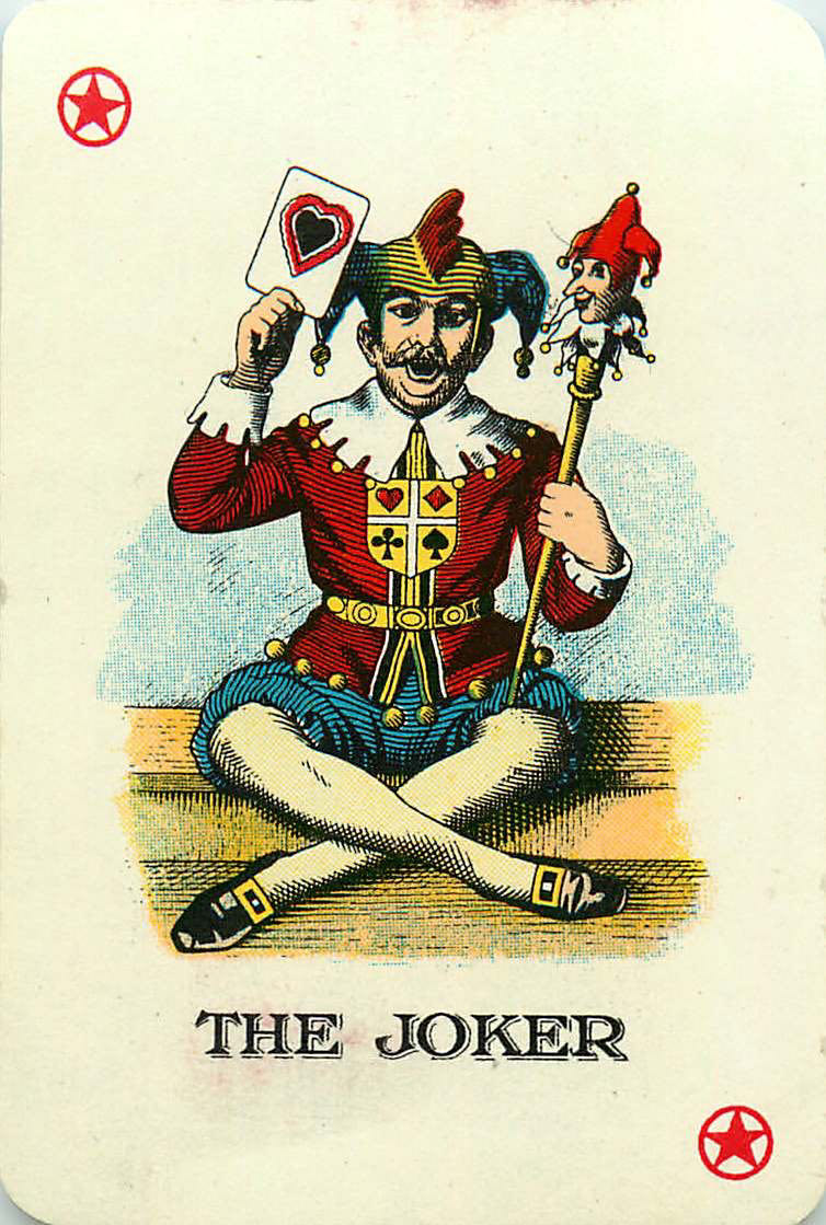 Joker Playing Cards Sitting Piatnik Wien (JK01-37E) - Click Image to Close