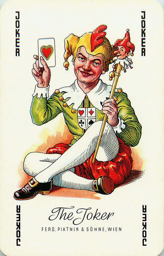 Joker Playing Cards Piatnik Wien (JK01-36G) - Click Image to Close