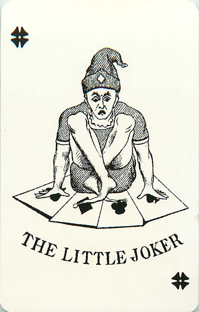 Joker Playing Cards Siiting Little Joker (JK01-38G)
