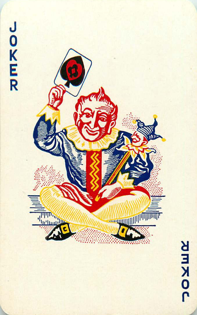 Joker Playing Cards Spike Hair (JK01-37G)