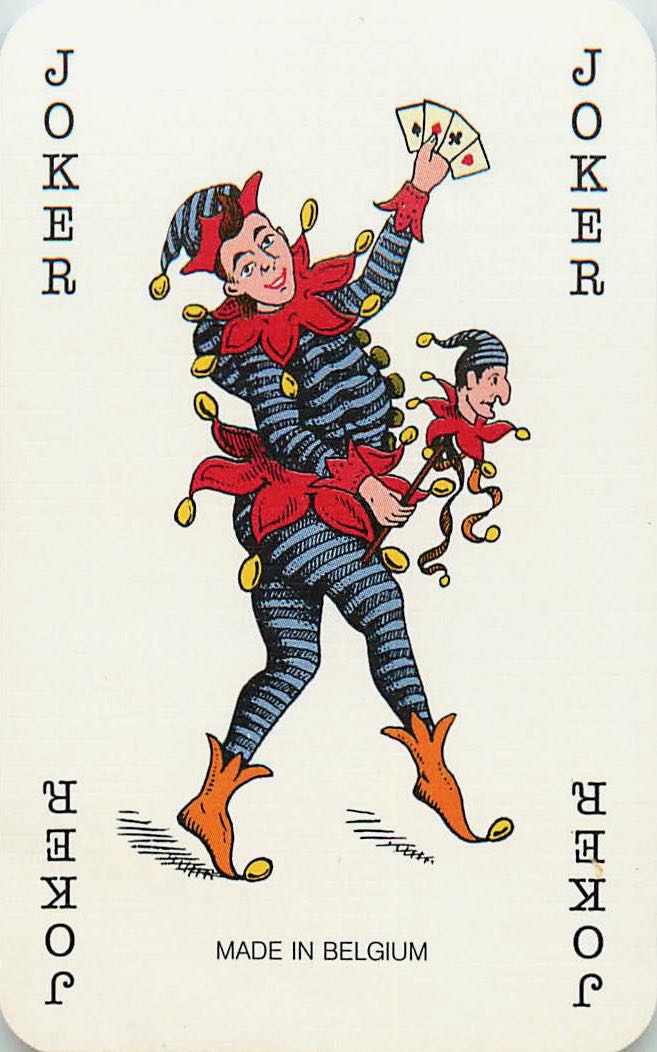 Joker Playing Cards Made in Belgium (JK01-34C)