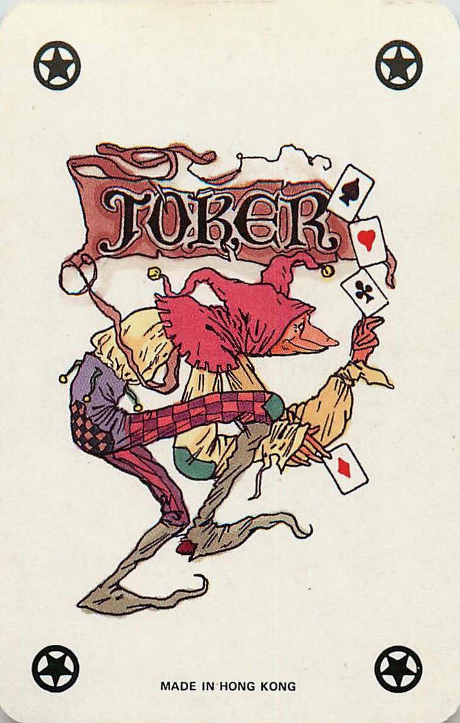 Joker Playing Cards Made in Hong Kong 57x88mm (JK01-32G)