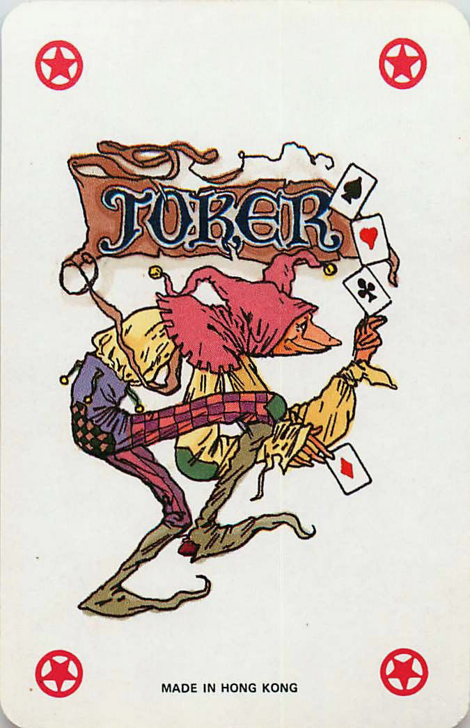 Joker Playing Cards Made in Hong Kong 57x88mm (JK01-33B)
