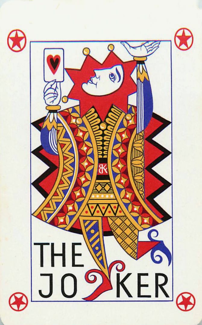 Joker Playing Cards The Joker (JK01-34G) - Click Image to Close