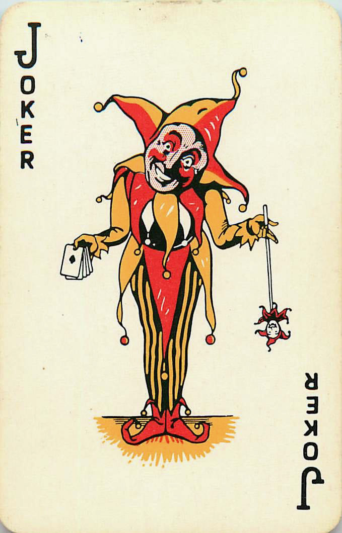 Joker Playing Cards Too Bad (JK01-29G)