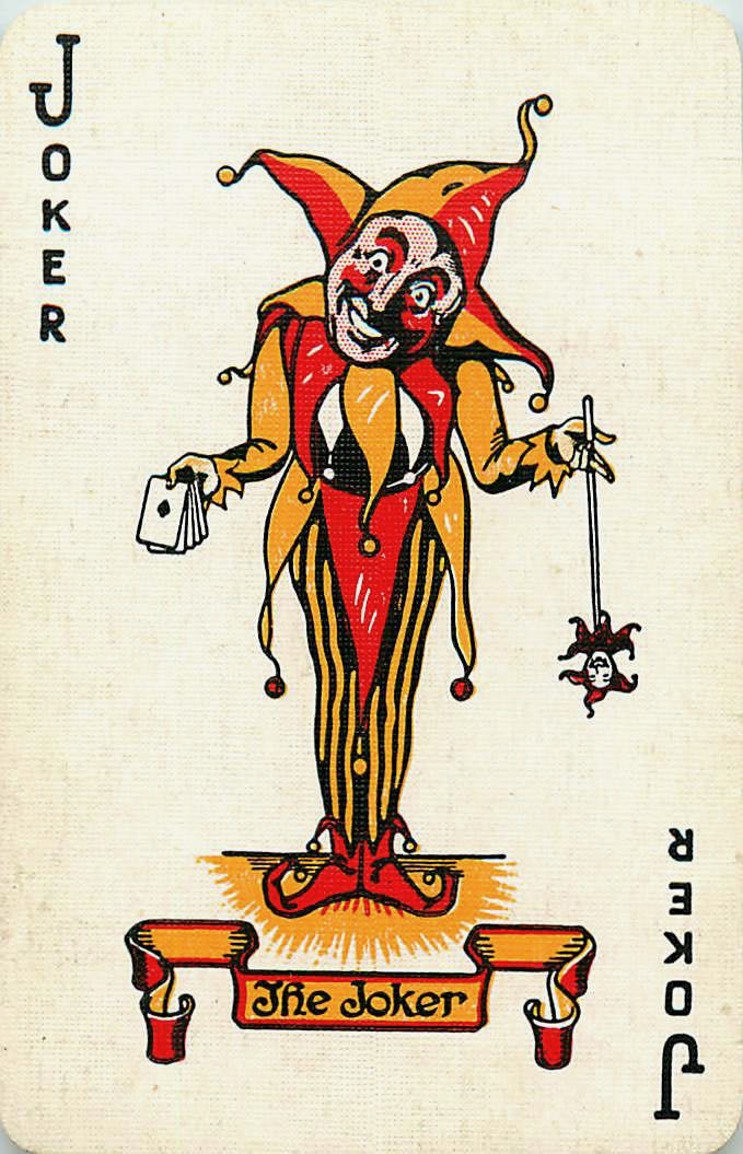 Joker Playing Cards Too Bad (JK01-31I) - Click Image to Close