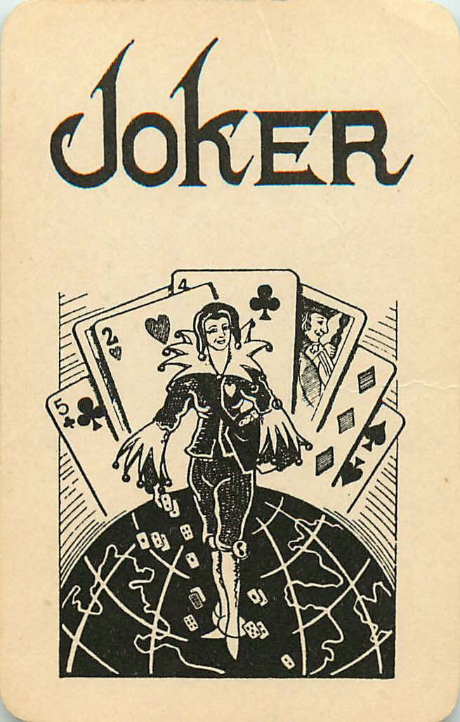 Joker Playing Cards Cards Falling 58x89mm (JK01-31B) - Click Image to Close