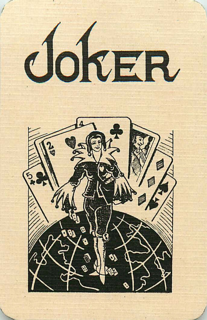 Joker Playing Cards Cards Falling 59x89mm (JK01-31C)