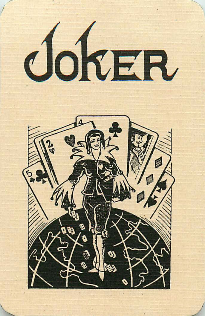 Joker Playing Cards Cards Falling 59x89mm (JK01-31C) - Click Image to Close