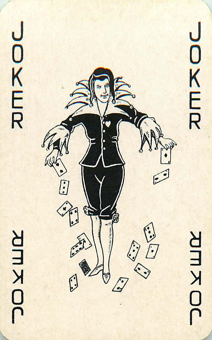 Joker Playing Cards Cards Falling (JK01-31A) - Click Image to Close