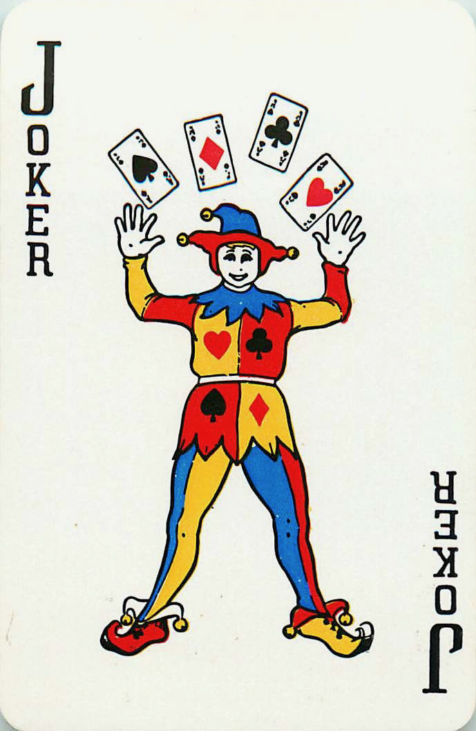 Joker Playing Cards Colored Joker (JK01-33F)