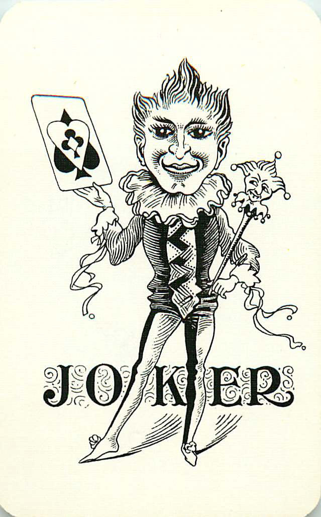 Joker Playing Cards Big Face with Card 55x85mm (JK01-30D)