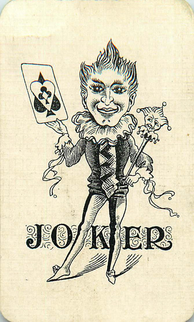 Joker Playing Cards Big Face with Card 57x89mm (JK01-30F)