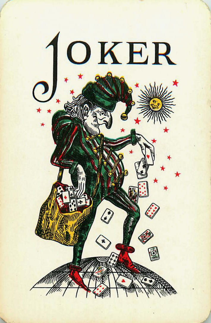 Joker Playing Cards Sun & Earth 58x88mm (JK01-29I)