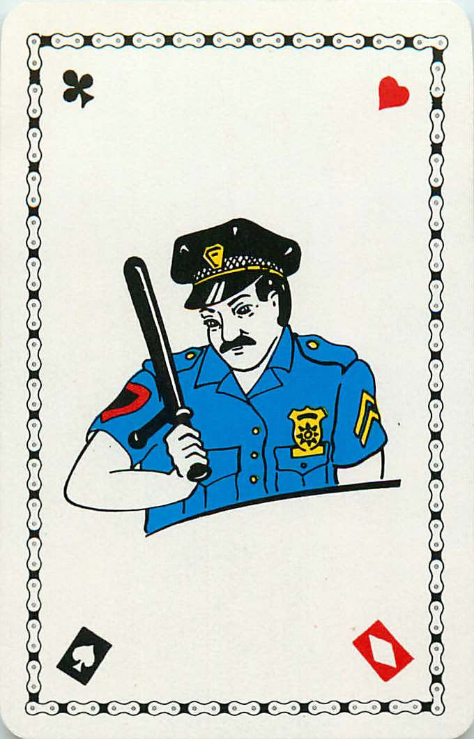 Joker Playing Cards Police (JK01-24H)