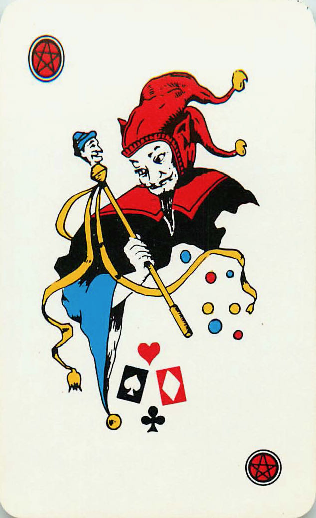 Joker Playing Cards Red-Black-Blue (JK01-16F)