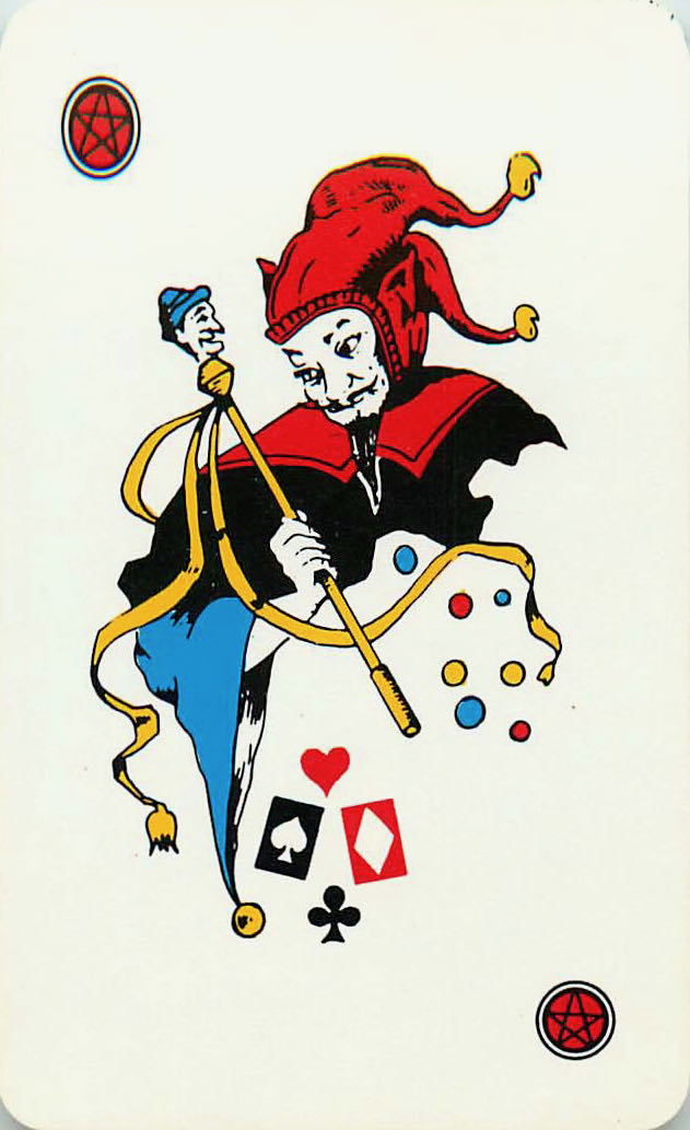 Joker Playing Cards Red-Black-Blue (JK01-16F) - Click Image to Close