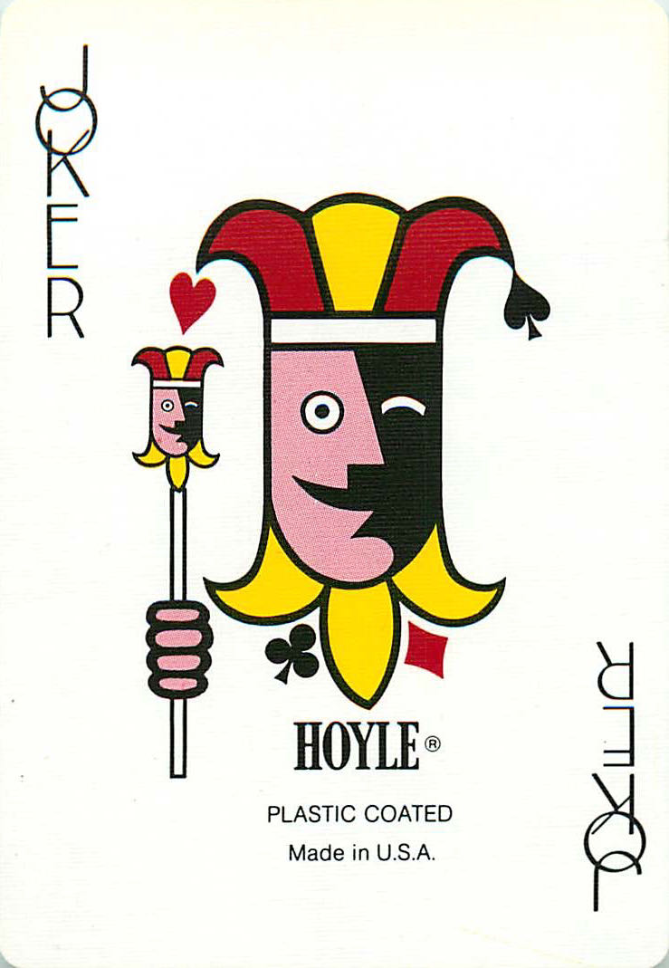 Joker Playing Cards Hoyle Head 63x89mm (JK01-13H) - Click Image to Close