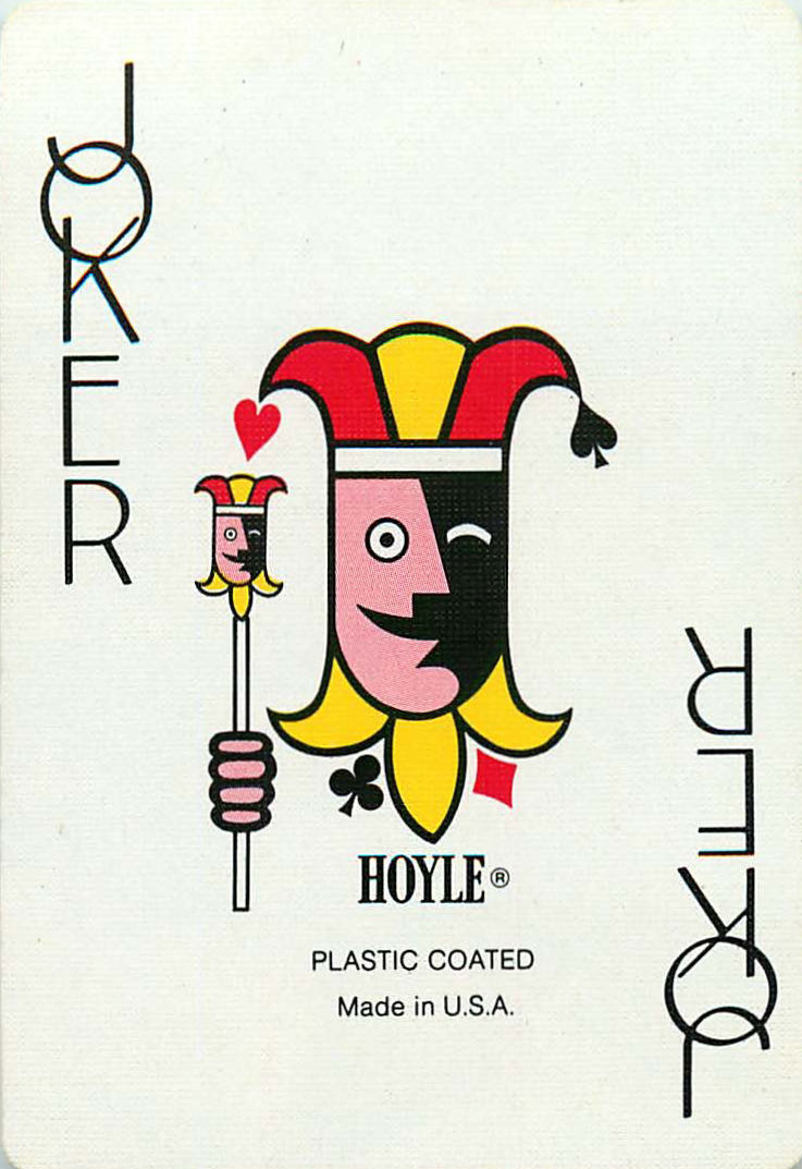 Joker Playing Cards Hoyle Head 63x89mm (JK01-14A)