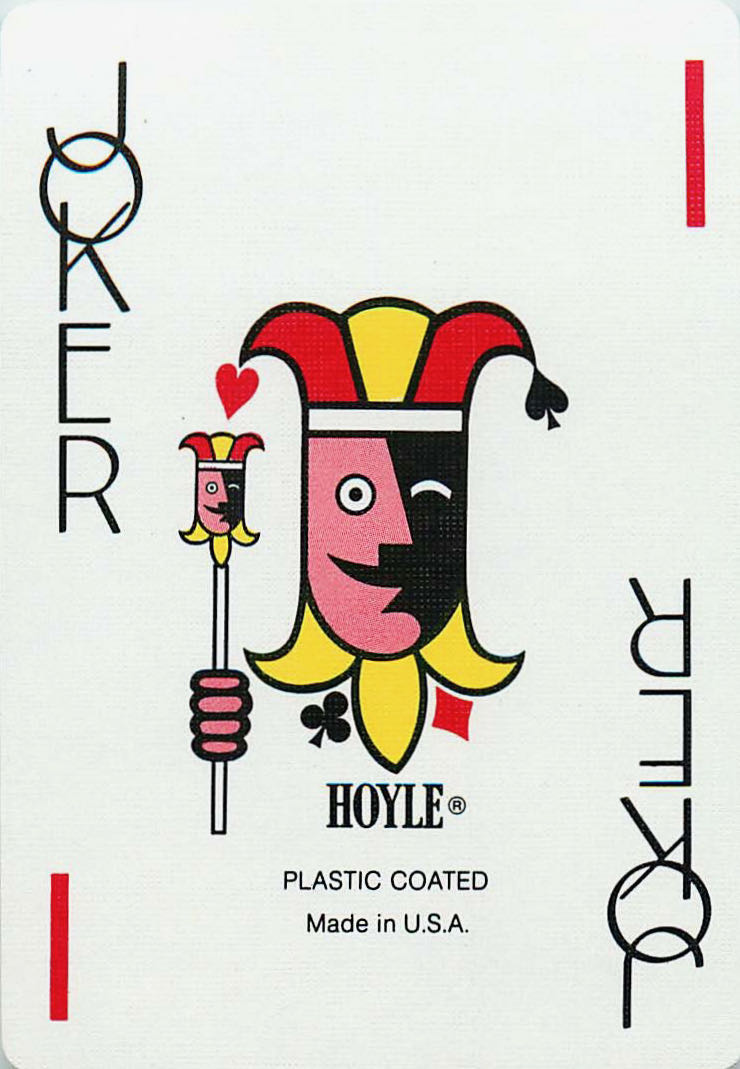 Joker Playing Cards Hoyle Head 63x89mm - I (JK01-13I)