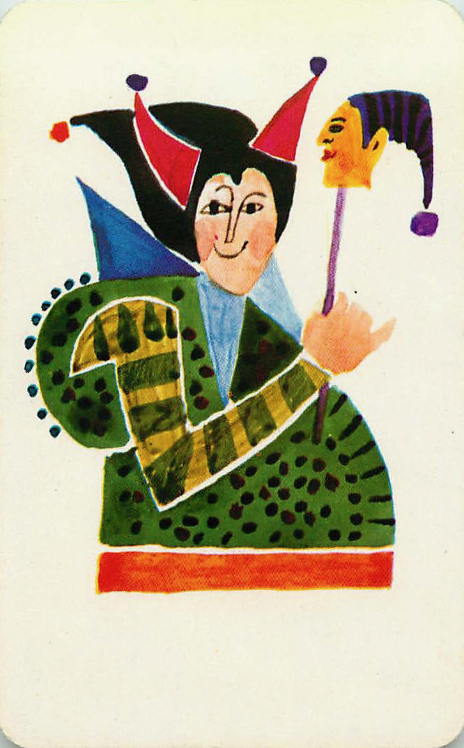 Joker Playing Cards Multicolor (JK01-17D)