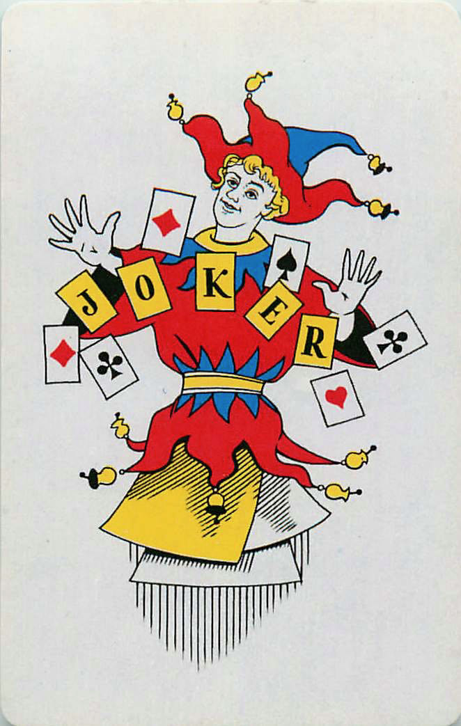 Joker Playing Cards Joker with Cards (JK01-25H) - Click Image to Close