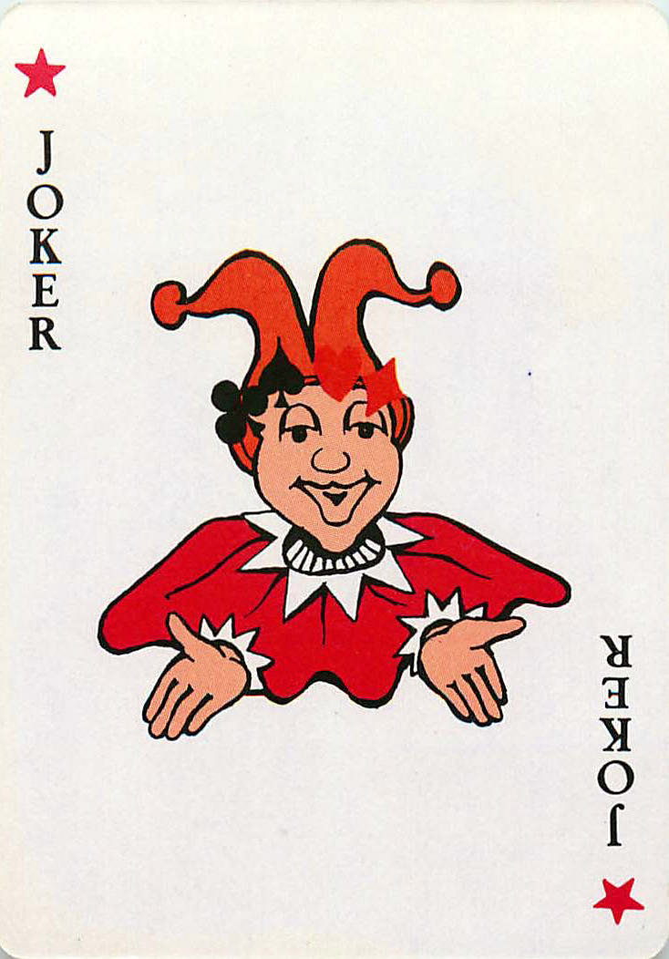 Joker Playing Cards Hong Kong Jester (JK01-21A)