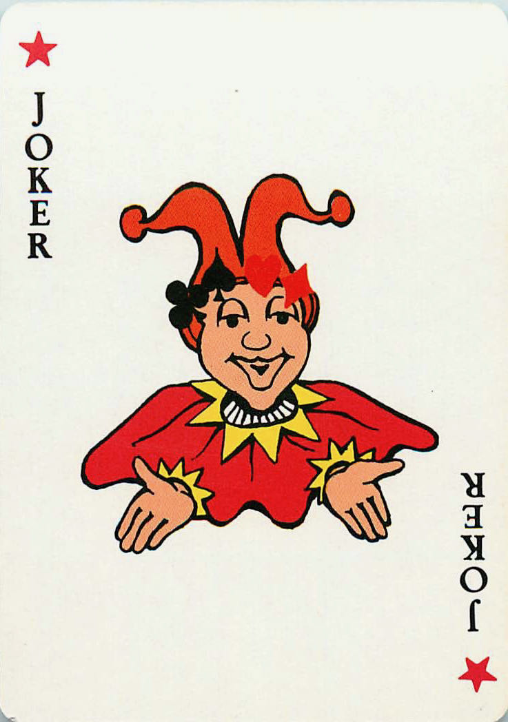 Joker Playing Cards Hong Kong Jester (JK01-21B)