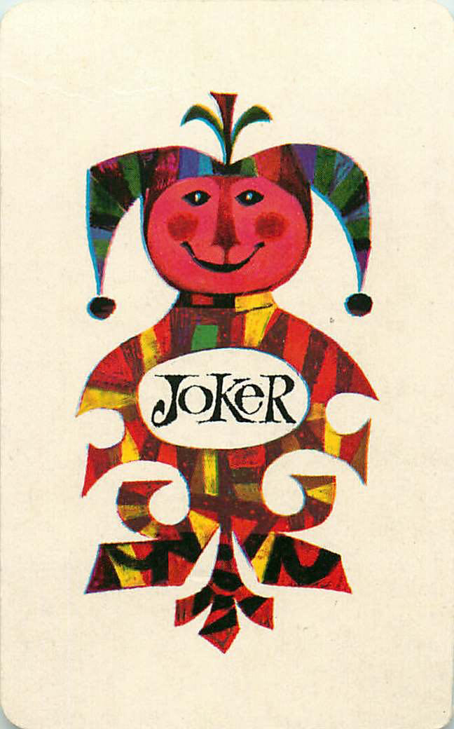 Joker Playing Cards Multicolor (JK01-22D)