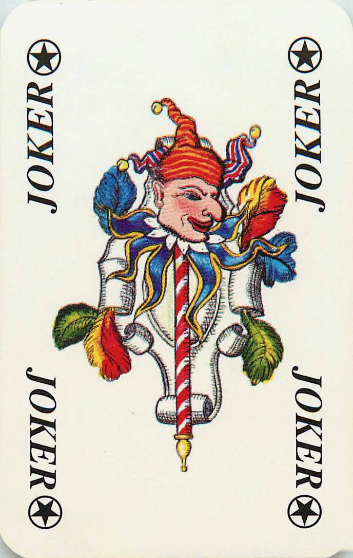 Joker Playing Cards Doll Stick (JK01-18C) - Click Image to Close