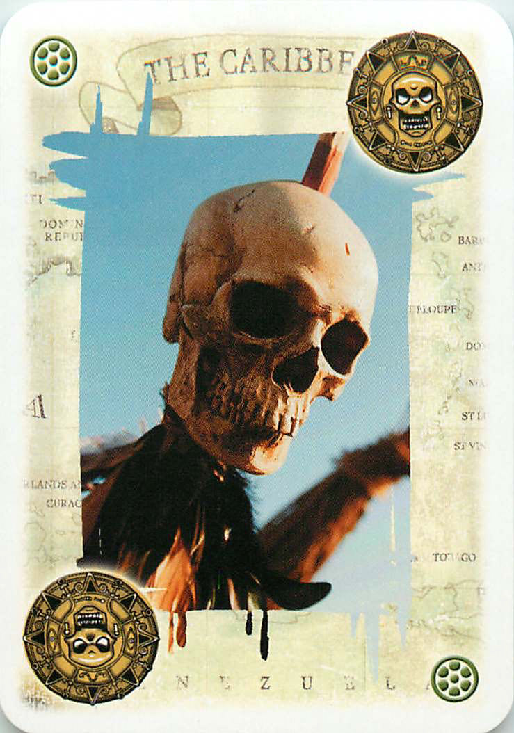 Joker Playing Cards The Caribbean Skull (JK01-23B) - Click Image to Close