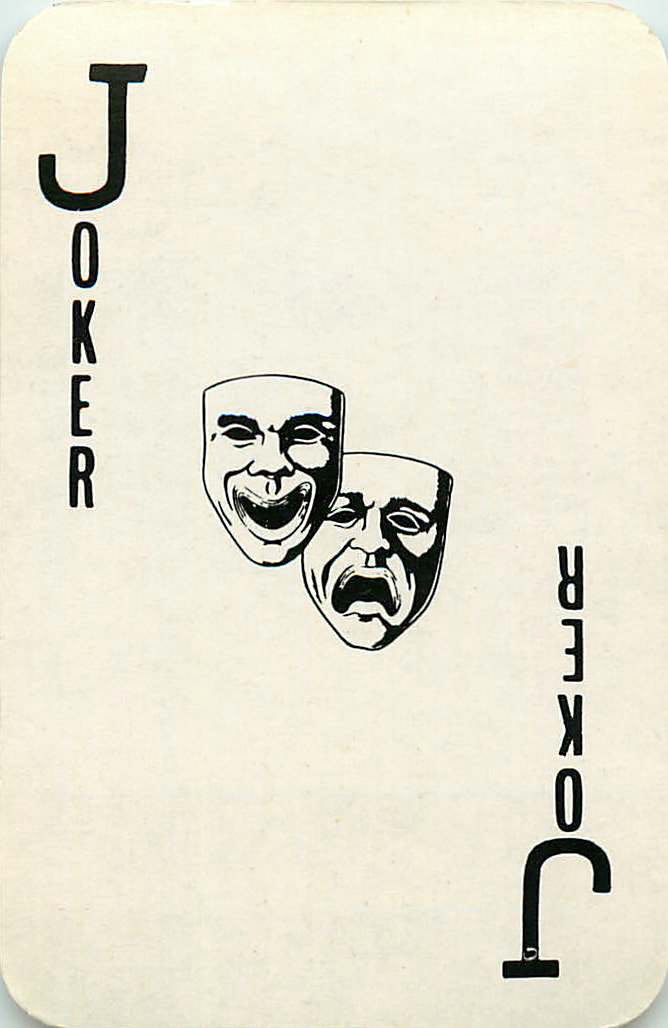 Joker Playing Cards Masks (JK01-26A)