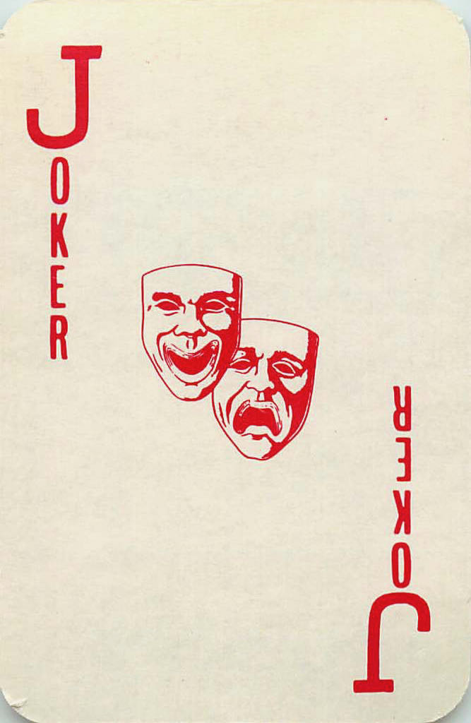 Joker Playing Cards Masks (JK01-26B) - Click Image to Close