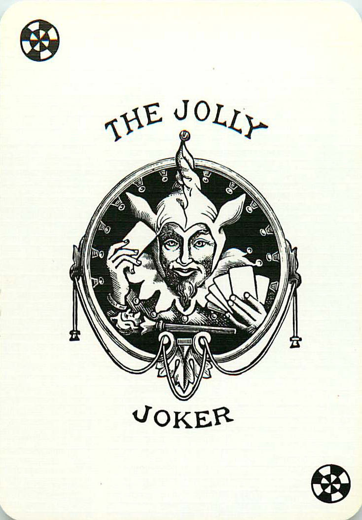 Joker Playing Cards Head & Cards 63x88mm (JK01-01G) - Click Image to Close