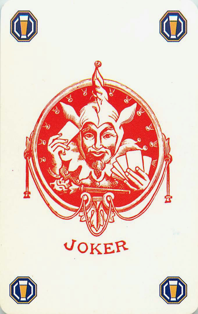 Joker Playing Cards Head & Cards Safir Beer (JK01-03C) - Click Image to Close