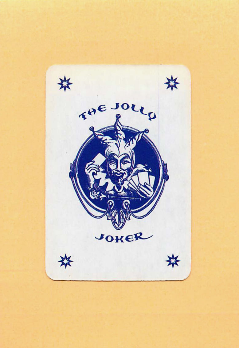 Joker Playing Cards Head & Cards 40x59mm (JK01-04F)
