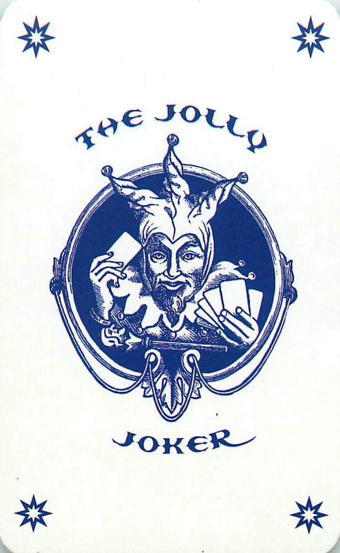 Joker Playing Cards Head & Cards 60x95mm (JK01-03I)