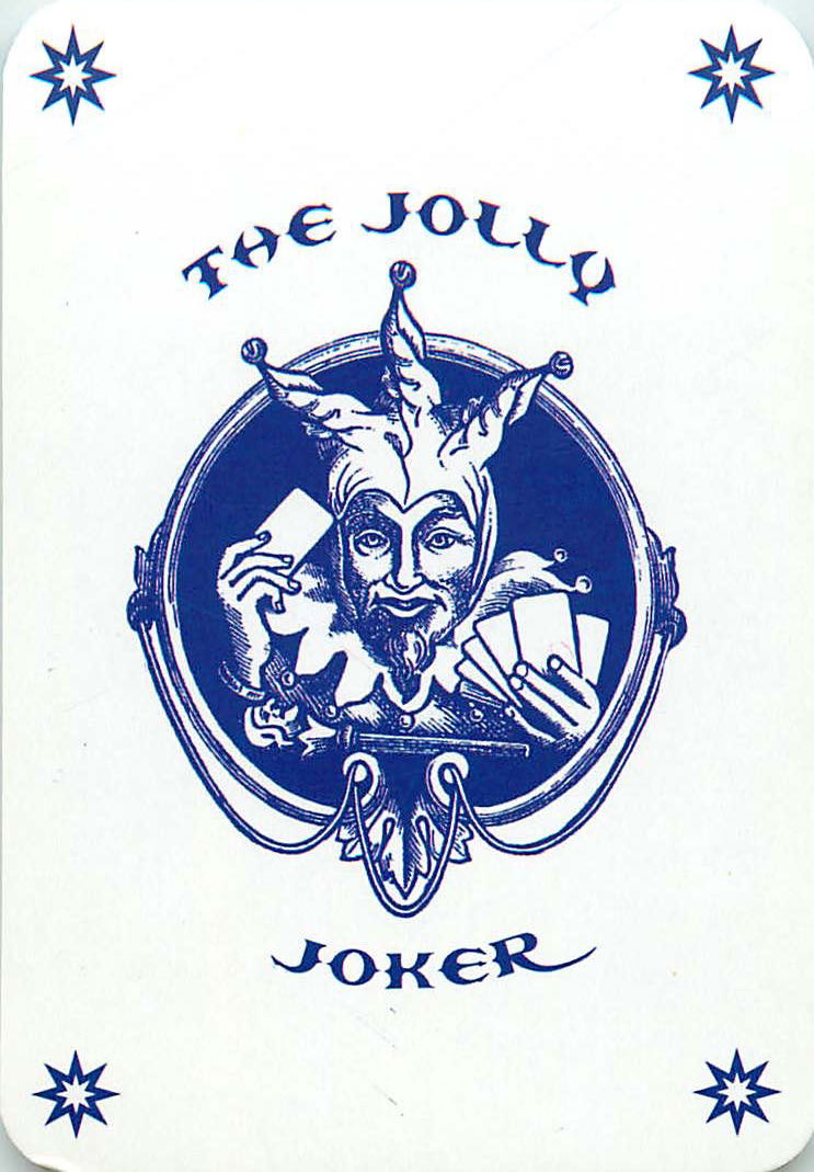 Joker Playing Cards Head & Cards 62x88mm (JK01-04A)