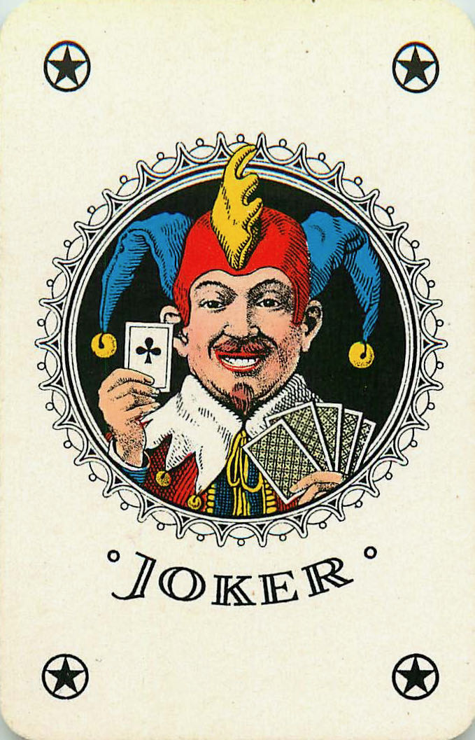 Joker Playing Cards Head & Cards (JK01-05E)