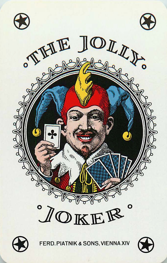 Joker Playing Cards Head & Cards (JK01-06B)