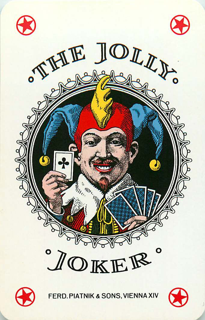 Joker Playing Cards Head & Cards (JK01-05I)