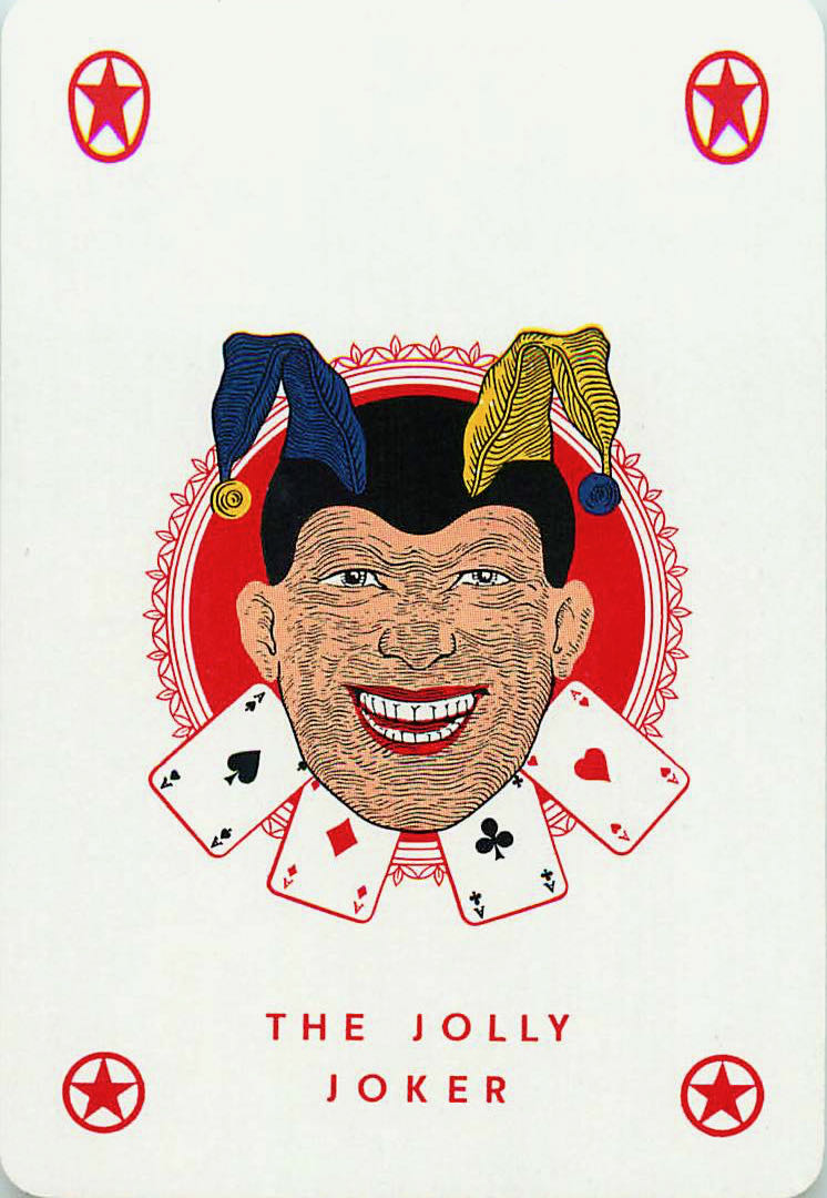 Joker Playing Cards Head & Cards 63x87mm (JK01-06H)