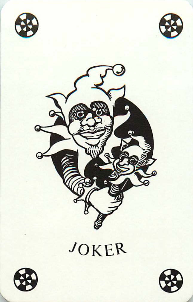 Joker Playing Cards Head & Doll (JK01-08H)