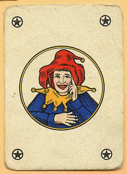 Joker Playing Cards Sliming Head 35x47mm (JK01-08D)