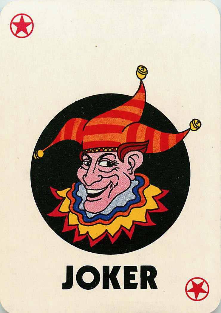 Joker Playing Cards Smiling Head (JK01-08A) - Click Image to Close