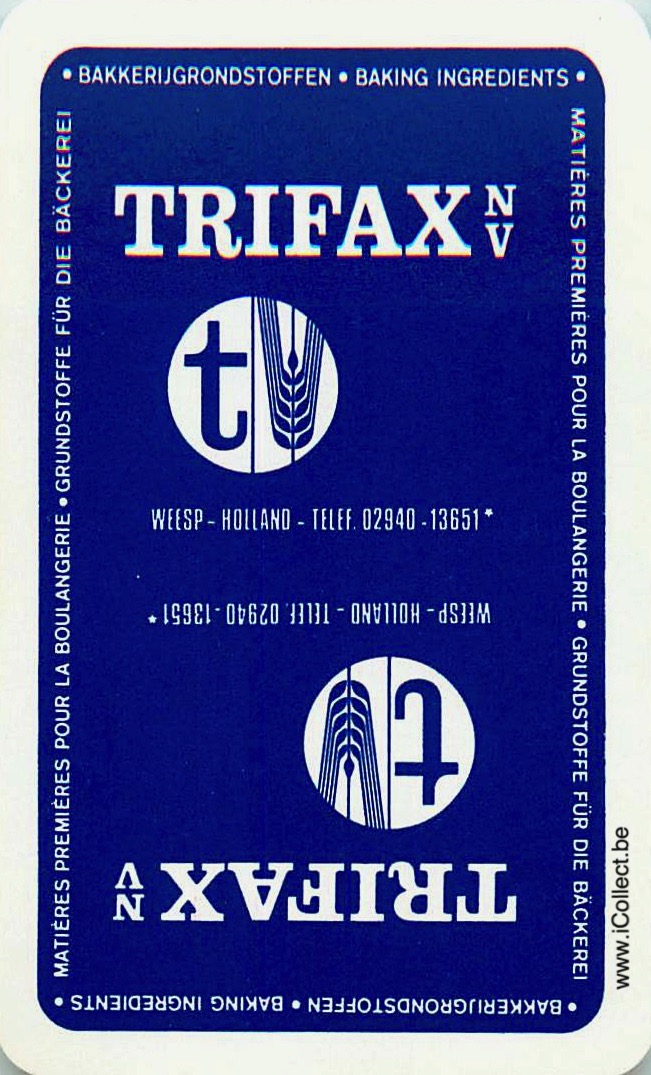Single Swap Playing Cards Agriculture Trifax (PS22-59B)