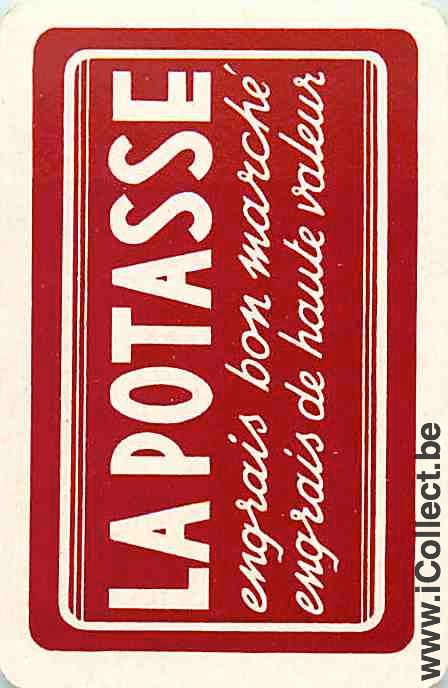 Single Swap Playing Cards Fertilizer La Potasse (PS01-19G)