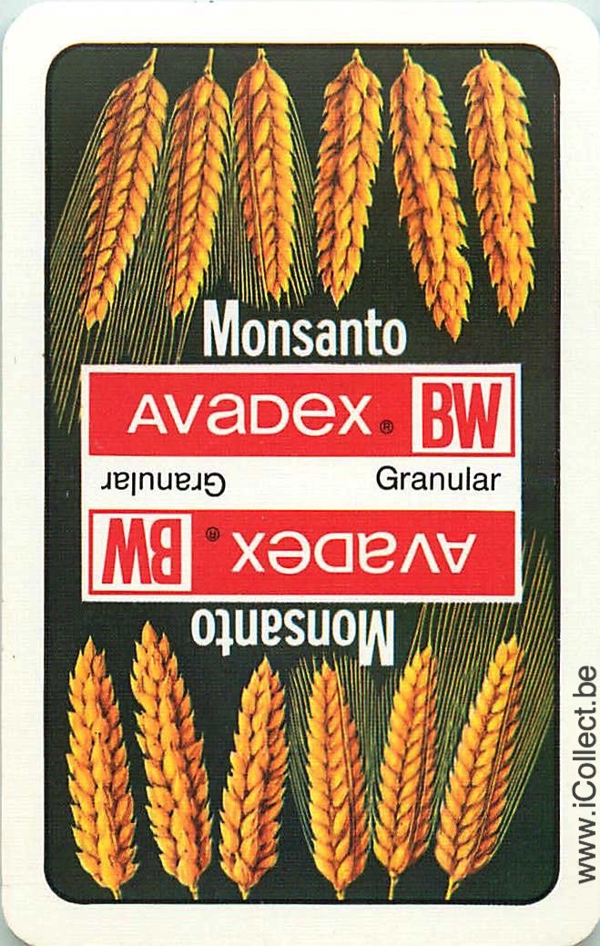 Single Swap Playing Cards Agriculture Monsato (PS22-19G) - Click Image to Close