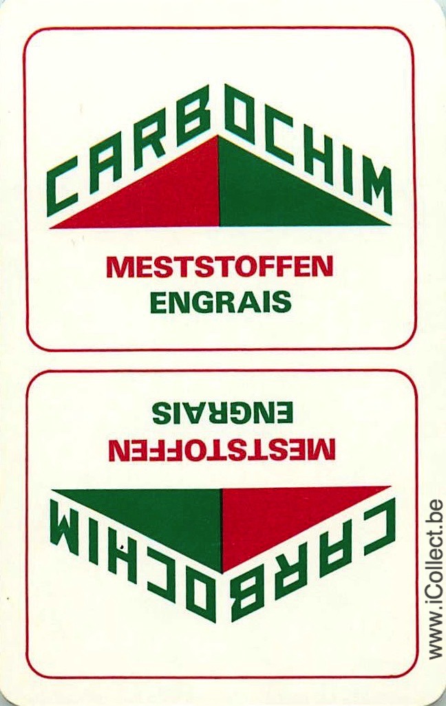 Single Swap Playing Cards Agriculture Carbochim (PS22-45F) - Click Image to Close